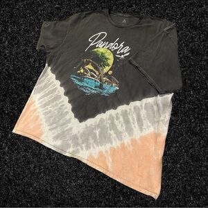 Disney Pandora Officially Licensed Tie-Dye Short Sleeve Graphic Tee